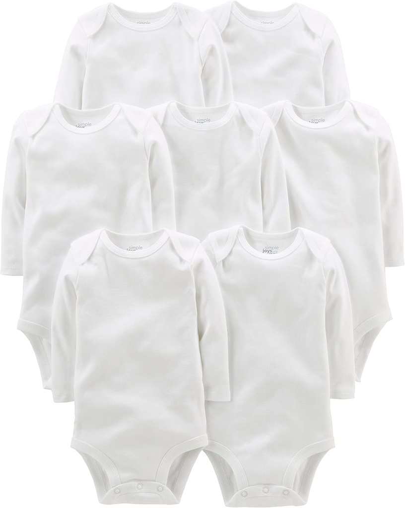 Baby 7-pack Long Sleeve Bodysuit