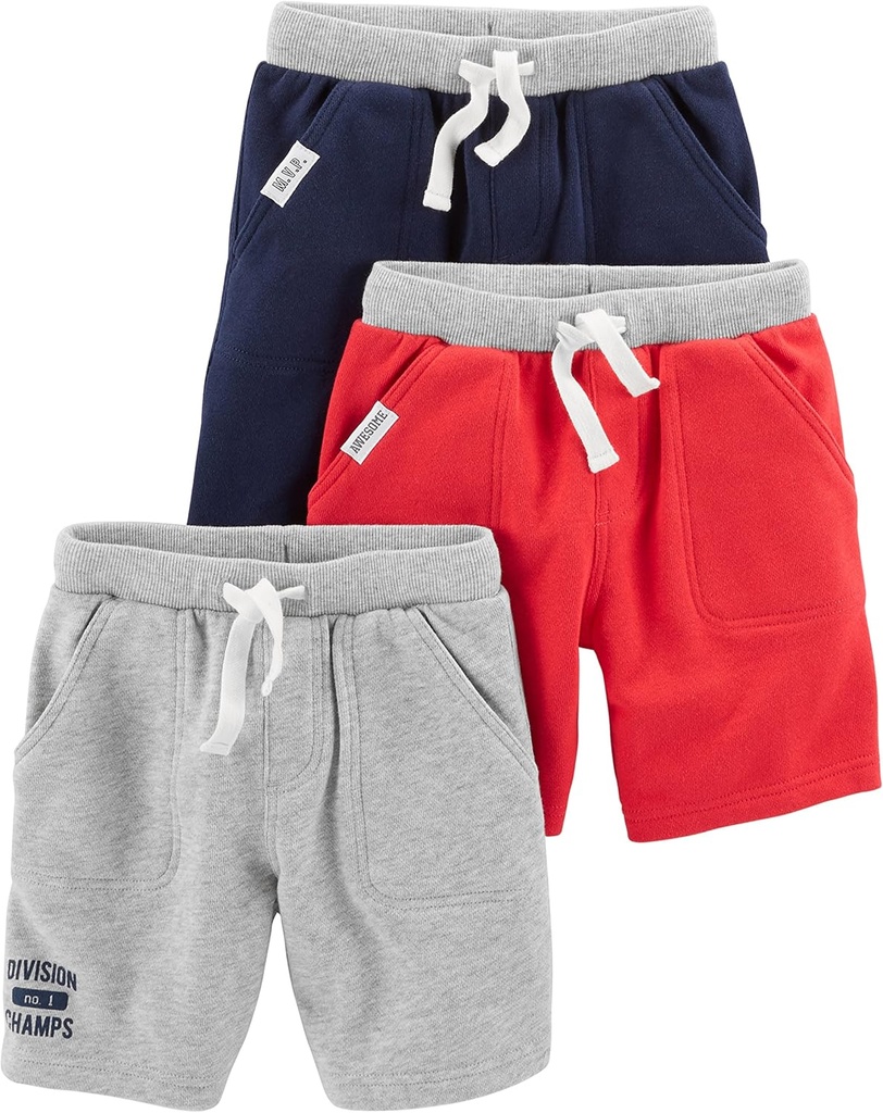Baby Boys Multi-pack Knit Shorts