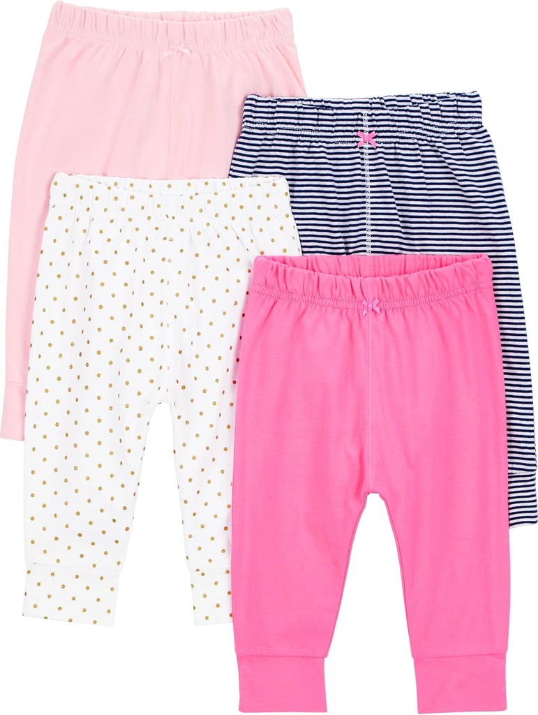 Baby Girls' 4-Pack Pant (One Size)