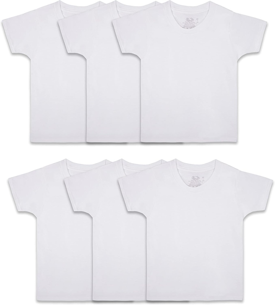 Boys' Eversoft Cotton Undershirts, T Shirts & Tank Tops (One Size)
