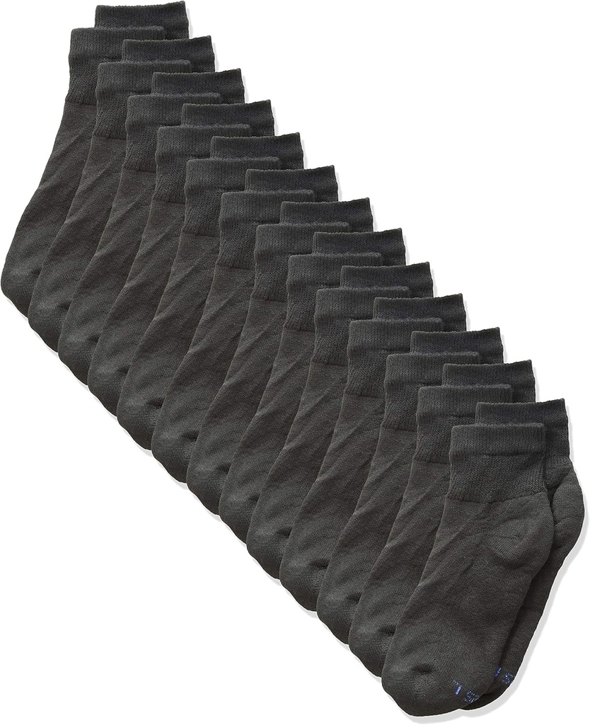 Boys' Socks Pack, Double Tough Moisture Wicking Ankle, Crew, No Show Socks, 12 & 14 Pair Packs