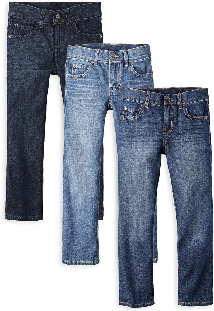 Boys' Straight Leg Jeans (One Size)