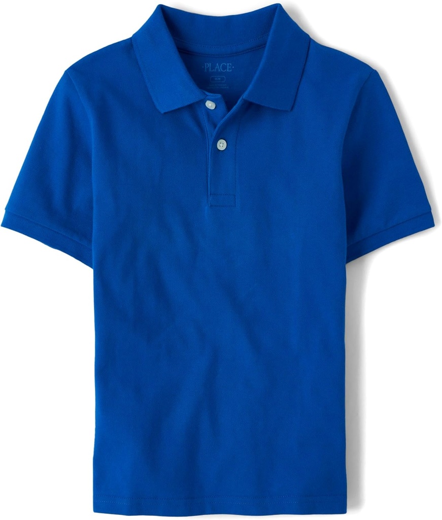 Boys' Uniform Short Sleeve Pique Polo (One Size)