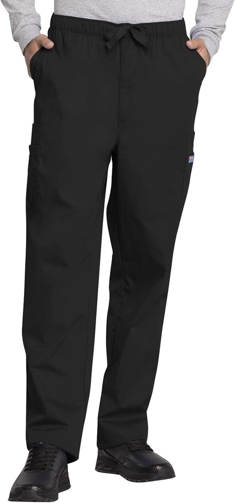 Cherokee Scrub for Men Fly Front Cargo Pant with 7 Pocket, Durable, Fade Resistant Fabric - 4000 (One Size)