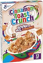 Cinnamon Toast Crunch Breakfast Cereal, Crispy Cinnamon Cereal, 12 oz (One Size)