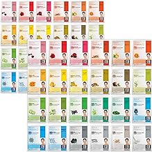 DERMAL 48 Combo Pack Made in Korea Facial Mask – 20+ Years of K-Beauty Experience, Premium Quality Korean Sheet Masks for Daily Skincare Routine