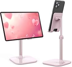 Doboli Cell Phone Stand, Stocking Stuffers Gifts for Teens Girls Boys Adults Women Men Mom Wife, Phone Stand for Desk, Phone Holder Stand Compatible with iPhone and All Mobile Phones Tablet, Pink (One Size)