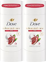 Dove Advanced Care Antiperspirant Deodorant for Women Twin Pack Revive 72 hour sweat and odor protection 2.6 oz (Packaging May Vary) (One Size)