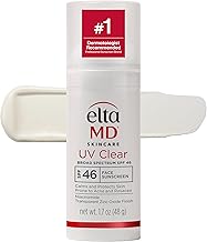 EltaMD UV Clear Tinted Face Sunscreen SPF 46, Oil Free Sunscreen for Sensitive Skin with Zinc Oxide, Dermatologist Recommended (One Size)