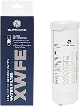 GE XWFE Refrigerator Water Filter, Genuine Replacement Filter, Certified to Reduce Lead, Sulfur, and 50+ Other Impurities, Replace Every 6 Months for Best Results, Pack of 1 (One Size)