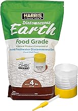 HARRIS Diatomaceous Earth Food Grade, 4lb with Powder Duster Included in The Bag (One Size)