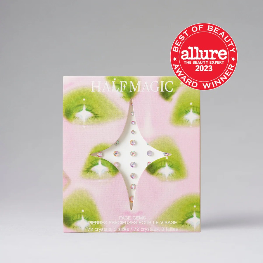 Half Magic Face Gems and Glitter Set (One Size)