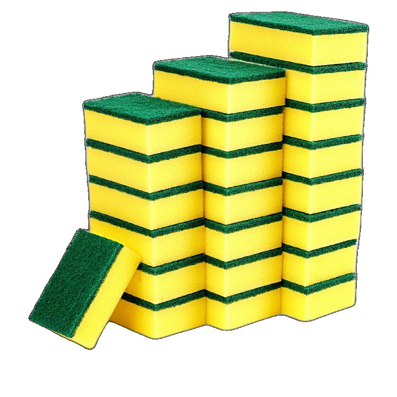 High-density business ultra-thick sponge wipe housework cleaning kitchen supplies dishwashing magic scrub dishcloth wholesale wholesale (One Size)