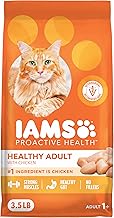 IAMS Proactive Health Adult Healthy Dry Cat Food with Chicken, 3.5 lb. Bag (One Size)