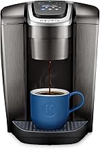 Keurig K-Elite Single Serve K-Cup Pod Coffee Maker, with Strength and Temperature Control, Iced Coffee Capability, 8 to 12oz Brew Size, Programmable, Brushed Slate (One Size)