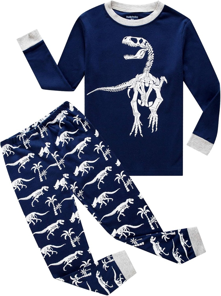 Kids & Toddler Boys Pajamas 2 Piece Pjs Set 100% Cotton Sleepwear