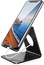 Lamicall Cell Phone Stand, Phone Dock: Cradle, Holder, Stand for Office Desk - Black (One Size)