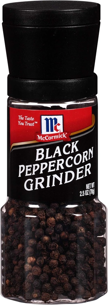 McCormick Black Peppercorn Grinder, 2.5 oz (One Size)