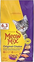 Meow Mix Original Choice Dry Cat Food, 6.3 Pound Bag (One Size)