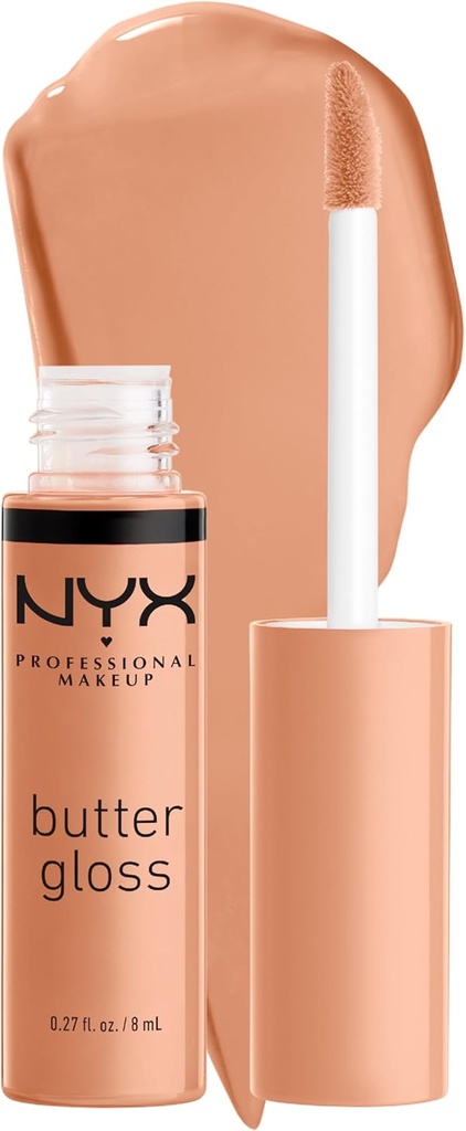 NYX PROFESSIONAL MAKEUP Butter Gloss, Non-Sticky Lip Gloss - Fortune Cookie (True Nude)