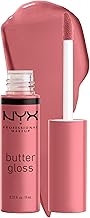 NYX PROFESSIONAL MAKEUP Butter Gloss, Non-Sticky Lip Gloss - Tiramisu (Brown) (One Size)