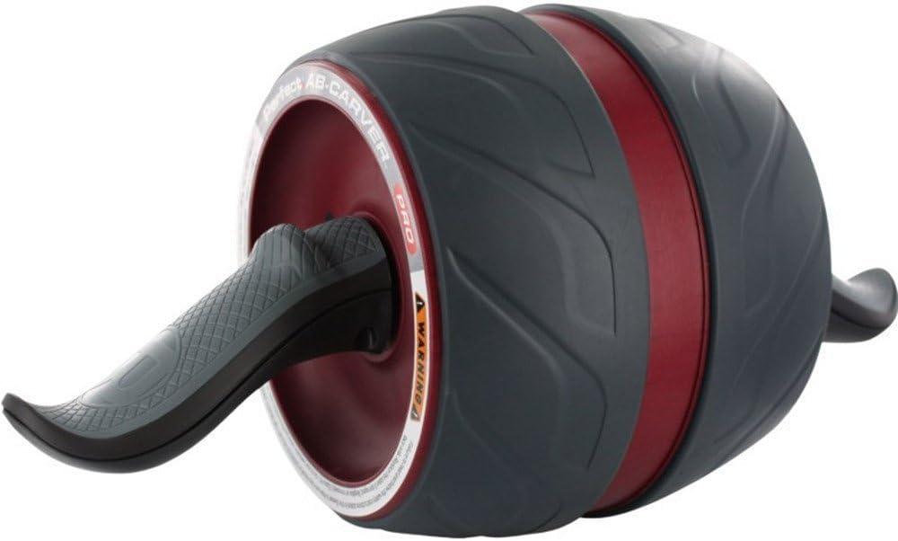 Perfect Fitness Ab Carver Roller Wheel With Built In Spring Resistance, At Home Core Workout Equipment (One Size)
