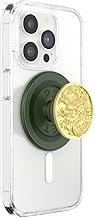 PopSockets Phone Grip for MagSafe with Kickstand, Magnetic Stand, Swappable Top, Secure Hold for iPhone MagSafe Cases, Phone & Tablet Grip - Enamel Dragon (One Size)