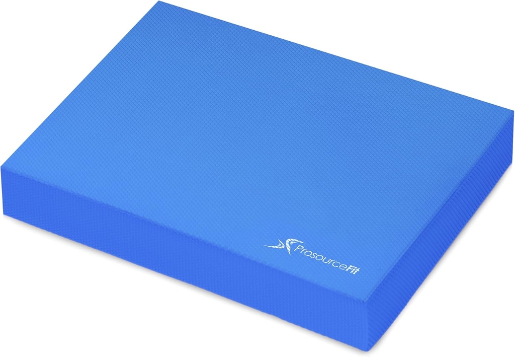 ProsourceFit Exercise Balance Pad, Non-Slip Cushioned Foam Mat & Knee Pad for Fitness and Stability Training, Yoga, Physical Therapy (One Size)