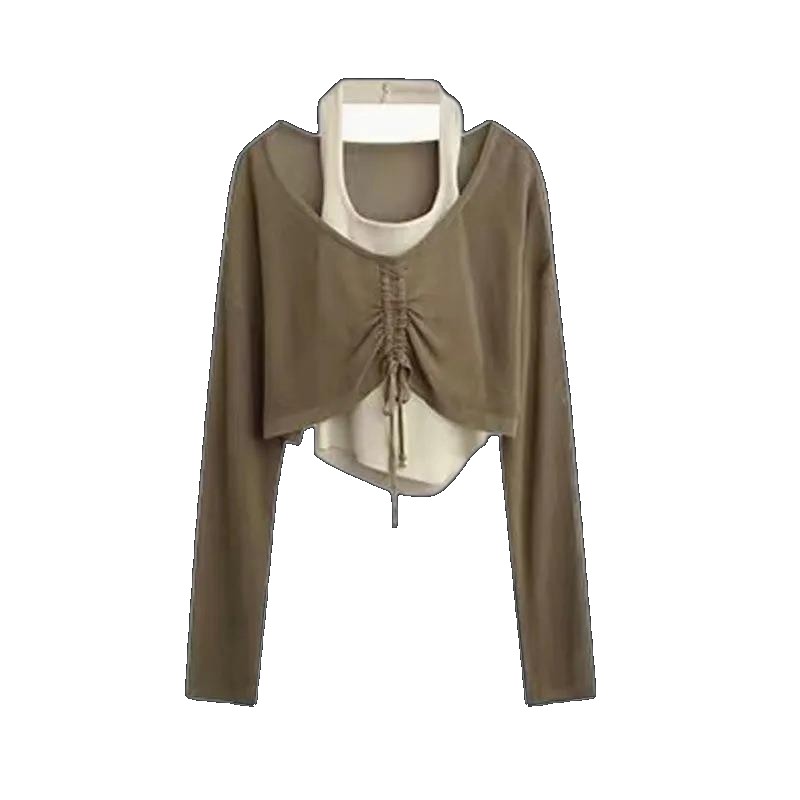 Pure desire blouse vest suit women's summer skirt denim pleated small fragrant style high-end two-piece suit