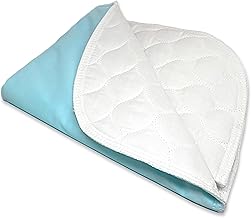 RMS Ultra Soft 4-Layer Washable and Reusable Incontinence Bed Pad - Waterproof Bed Pads, 34"X36" (One Size)