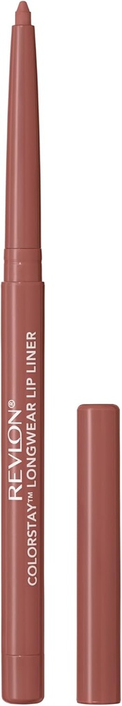 Revlon Colorstay Lip Liner Makeup with Built-in-Sharpener, Longwear Rich Colors, Smooth Application, 630 Nude, 0.01 oz