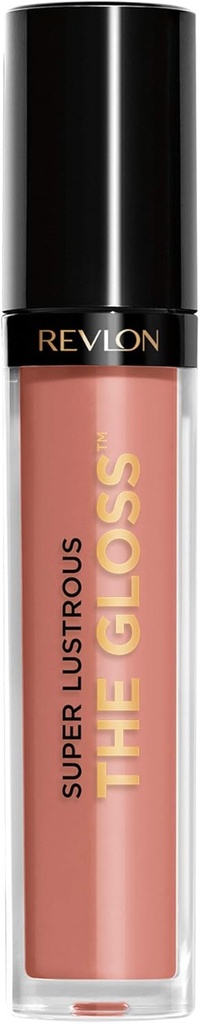 Revlon Super Lustrous Lip Gloss, Non-Sticky, Hydrating, High Shine Finish, 215 Super Natural, 0.13 oz (One Size)