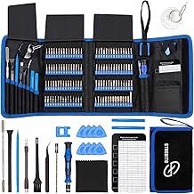 STREBITO Electronics Precision Screwdriver Sets 142-Piece with 120 Bits Magnetic Repair Tool Kit for iPhone, MacBook, Computer, Laptop, PC, Tablet, PS4, Xbox, Nintendo, Game Console (One Size)