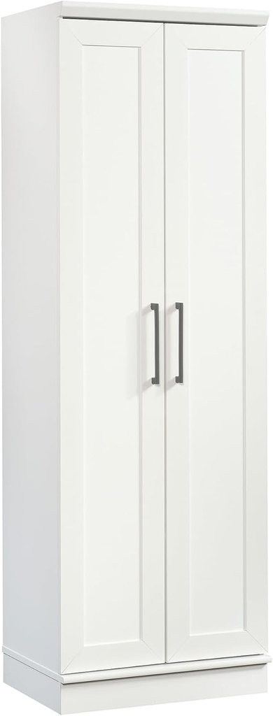 Sauder HomePlus Storage Cabinet/ Pantry cabinets, Soft White finish (One Size)