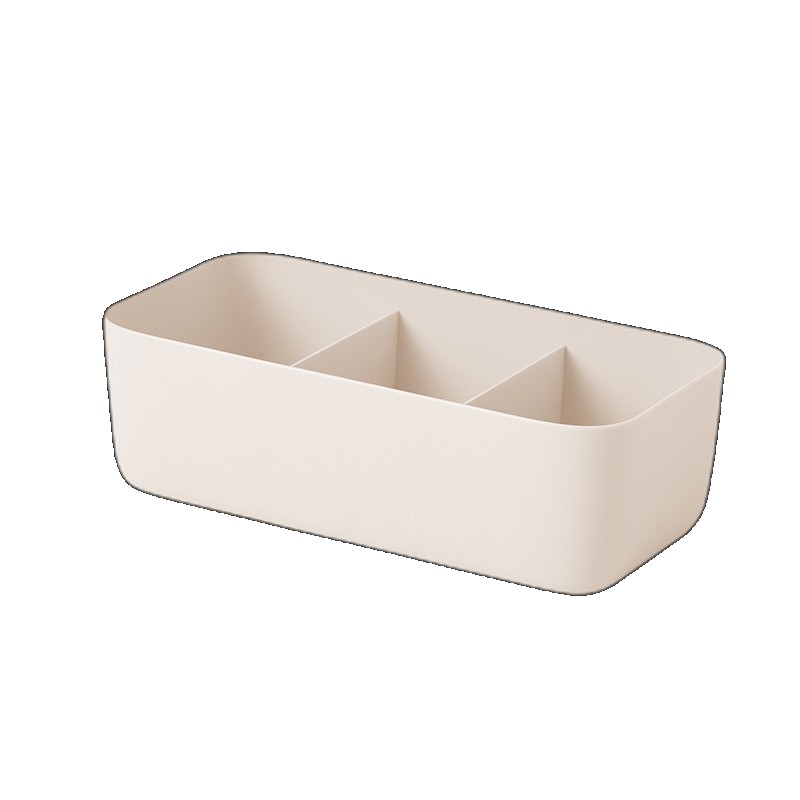 Sub-grid socks storage box plastic underwear desktop drawer finishing home can be superimposed superimposed (One Size)
