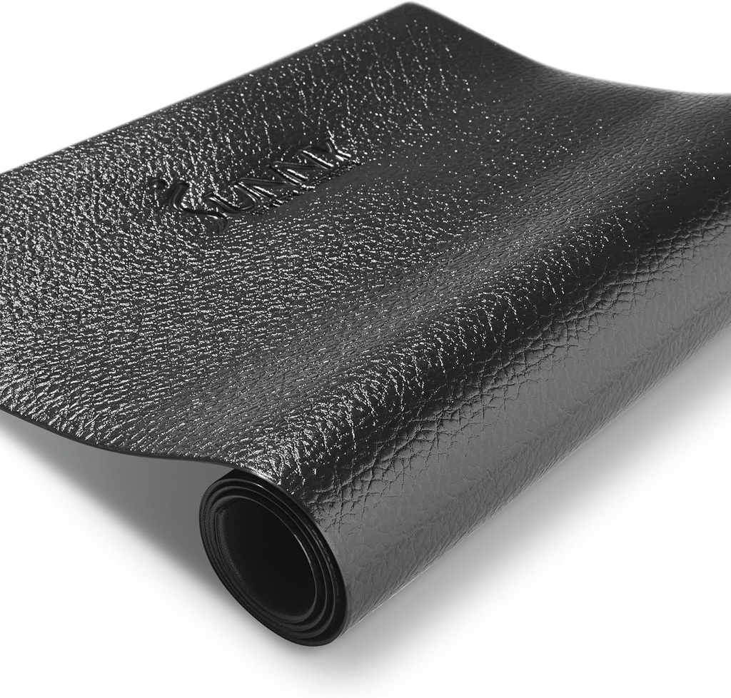 Sunny Health & Fitness Equipment Mat – Multiple Size Options – Non-Slip Floor Protection Pad for Treadmill, Bike, Elliptical, Yoga or Standing Desk and other Exercise Equipment (One Size)