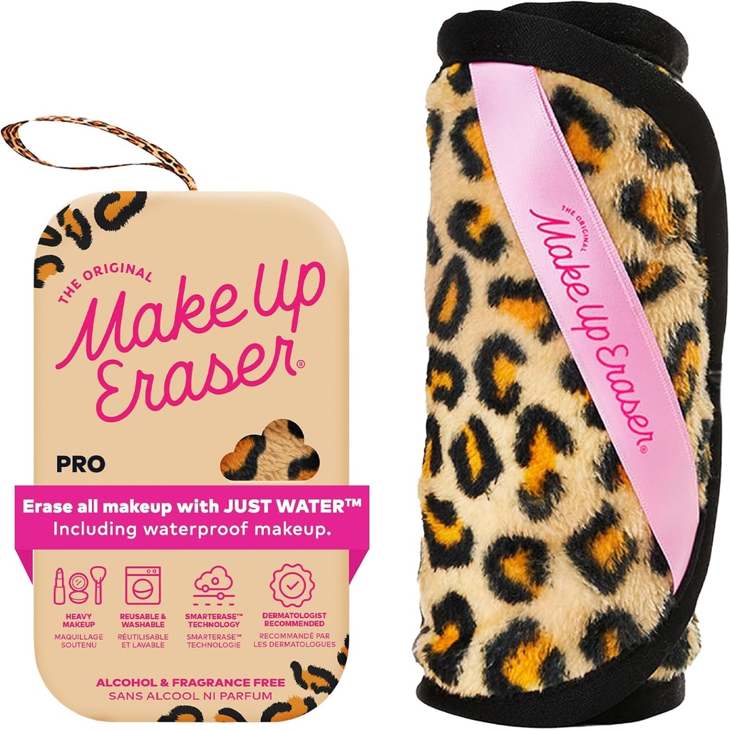 The Original MakeUp Eraser PRO, Effortlessly Remove All Makeup Using Only Water, Including Waterproof Mascara, Eyeliner, Foundation, Lipstick, Sunscreen (One Size)