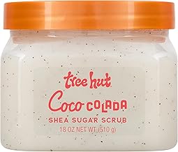Tree Hut Coco Colada Shea Sugar Scrub, Easter Gifts for Women, Exfoliating & Hydrating Body Scrub with Shea Butter & Essential Oils, Smooth & Soften Skin, 18 oz (One Size)