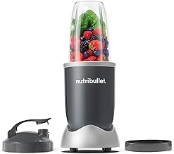 nutribullet Personal Blender, Shakes, Smoothies, Food Prep, and Frozen Blending, 24 Ounces, 600 Watt, Gray, NBR-0601WM (One Size)
