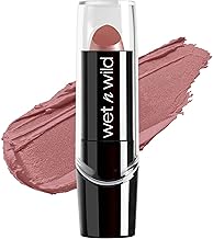 wet n wild Silk Finish Lipstick, Hydrating Rich Buildable Lip Color, Formulated with Vitamins A,E, & Macadamia for Ultimate Hydration, Cruelty-Free & Vegan - Dark Pink Frost (One Size)