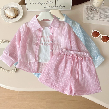 Baby-Girls 3-Piece Assorted Rashguard Sets