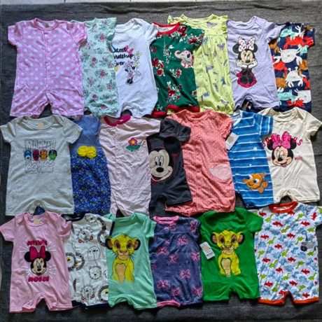 Baby 8-pack Short Sleeve Mix & Match Bodysuits
