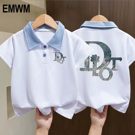婴儿连体衣 girls short sleeve ruffle pique polo