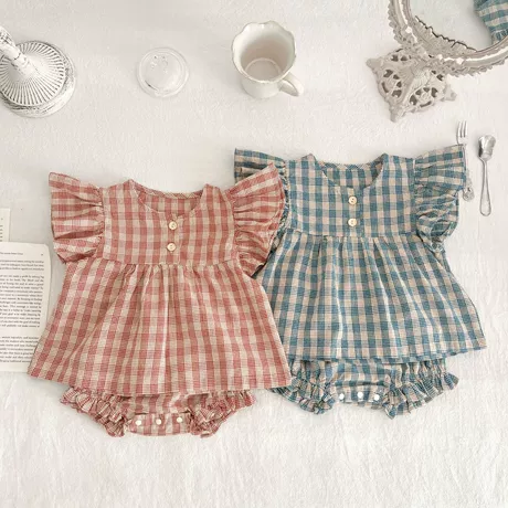 Baby Girl Clothes Outfits Short Sets 2 Pieces with T-Shirt + Short Pants