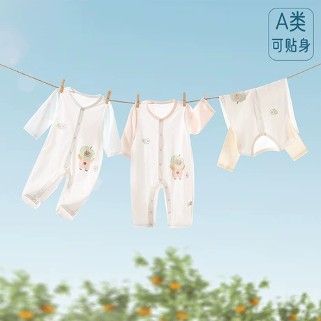 baby-boys Cotton Long-sleeve Bodysuits 3-pack