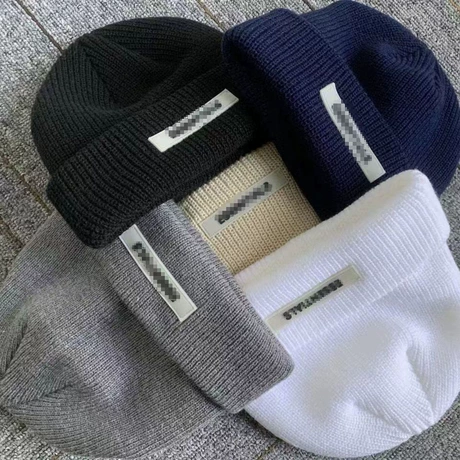 12 Pack Winter Beanie Hats for Men Women, Warm Cozy Knitted Cuffed Skull Cap, Wholesale