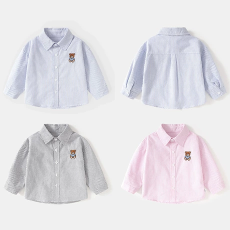 Unisex-Baby 5-Pack Side-snap Long-Sleeve Shirt